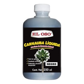 Carnauba Líquida El Oso Color Negro 250ml