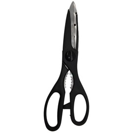 様々に使えるハサミ、御用達 (キッチン鋏 黒)