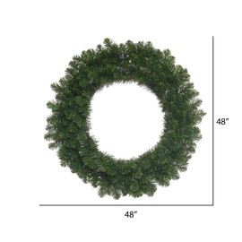 Vickerman 48" Grand Teton Artificial Christmas Wreath, Unlit