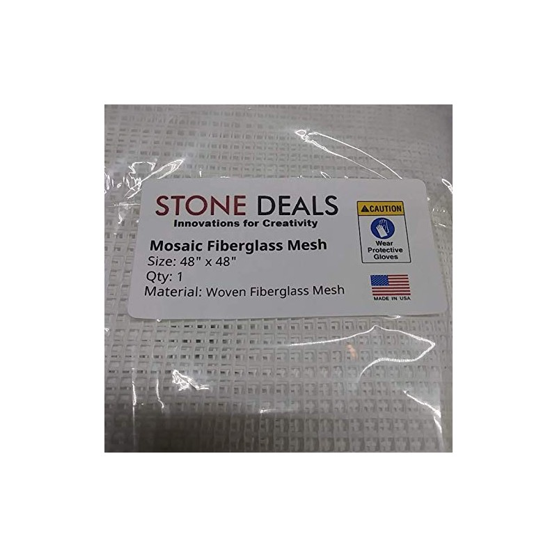 Stone Deals Mosaic Mesh for Back Mounted Tile, 48" X