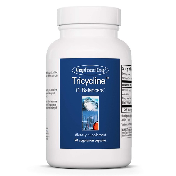 Allergy Research Group - Tricycline - Broad-Spectrum Microbial Balancer - 90 Vegetarian Capsules