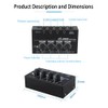 Headphone amplifier, headphone amplifier, 4-channel monitor, 6.5 mm output and