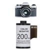 12 Sheets Camera Color Negative Film High Clarity High Resolution