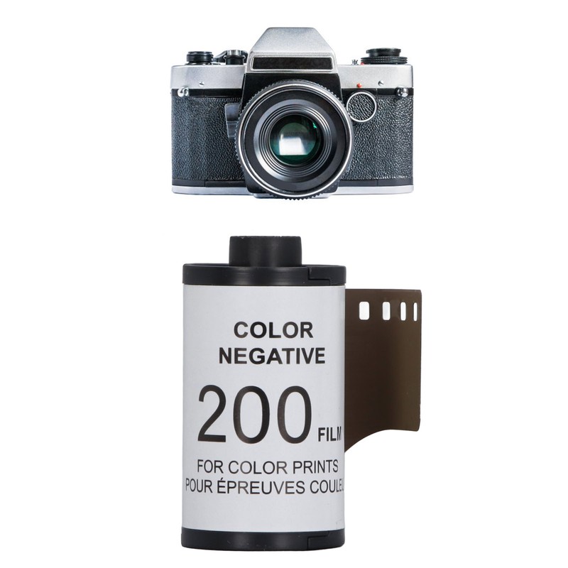 12 Sheets Camera Color Negative Film High Clarity High Resolution