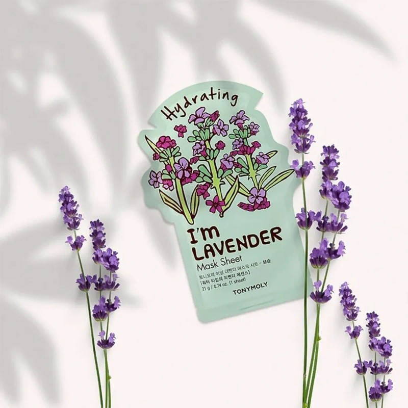 Tonymoly - Mascarilla Facial Hidratante De Lavanda Im Real