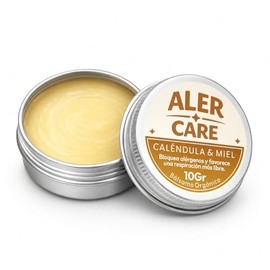 Alercare Bálsamo Nasal Orgánico 10gr Ayuda Alergias Por Polvo Polen Alérgenos Barrera Protectora Uso Diario Compacta Portátil Caléndula Miel