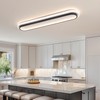 Vloitgol Modern Linear Ceiling Light, 31.5Inch Dimmable LED Flush Mount