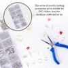 Silver Jewelry Making Kit Accessories Set Jump Rings with Lobster