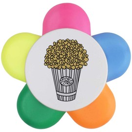 Azeeda 'Bag Of Popcorn' Flower Shape Highlighter Pen (HL00029596)