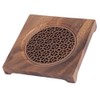 Household Innovative Walnut Square Teapot Mat Heat Insulation Coaster Tea