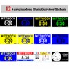 SINOIDEAS - 7 Inch Digital Calendar, Seniors Watch, Dementia Clock