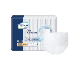 TENA Dry Comfort Protective Incontinence Underwear Diapers, Moderate M/L/XL  - Large 45-48" - 72 Count