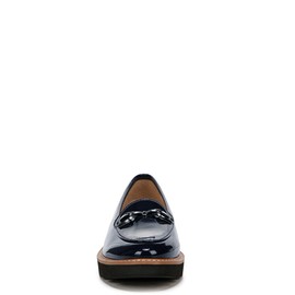 Naturalizer Womens Adiline Bit Slip On Lightweight Loafer French Navy Patent 8.5 M