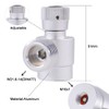Pinafresa CO2 Bottle Refill Adapter, Self-Made Gas Bottle Regulator M10X1