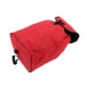 Red Folding Shopping Bag Waterproof Trolley Cart Handle Bag Reusable