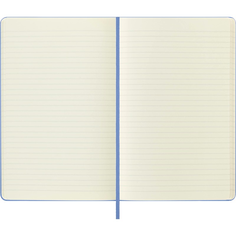 Moleskine Classic Notebook, Large, Ruled, Hydrangea Blue, Hard Cover (5