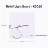 4 Pieces Lithophane LED Backlight Board Kit KC009 KC010 for