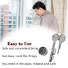 1set Cabinet Locks with Keys Glass Door Lock Sliding Door