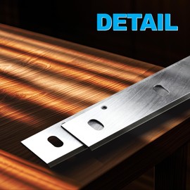 Asieg Tool Planer Blades Knives Set HSS 12 Inches Replacement for 305 Makita 2012NB 2012 High Speed Steel 305x32x3mm 2pcs