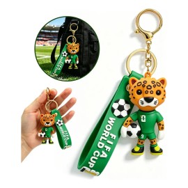 Llaveros Mundial 2026 De La Mascota De Fuitbol Para Regalar Jaguar