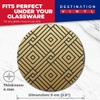 Destination Vinyl ltd 2 x MDF Glossy Top Coasters Round