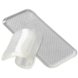 X-Foot Gel Pads Long – 1 Pair – Universal Size – Effective Pressure Relief for the Foot – Ideal for Ice Hockey/Ski/Inline Skates/Hiking/Leisure & More