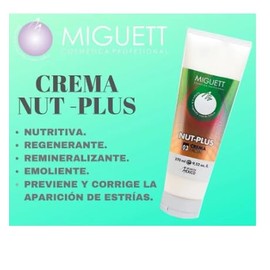Crema Facial Nut-Plus 270ml, Hidratante, Antiedad, Nutritiva, Regenerante, Remineralizante