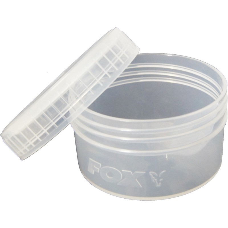 Fox Bait Tubs Half Size Clear - 6 Köderdosen für