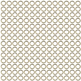 Shapenty 1350PCS Open Jump Rings Connectors Bulk Iron Jewelry Finding Rings for DIY Charm Craft Making Supplies Earring Necklace Bracelet Choker Key Chain (Bronze, 5mm)