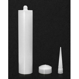 QWORK Empty Caulk Tube, 20 Pack 10 oz. Empty Plastic Caulking Cartridge