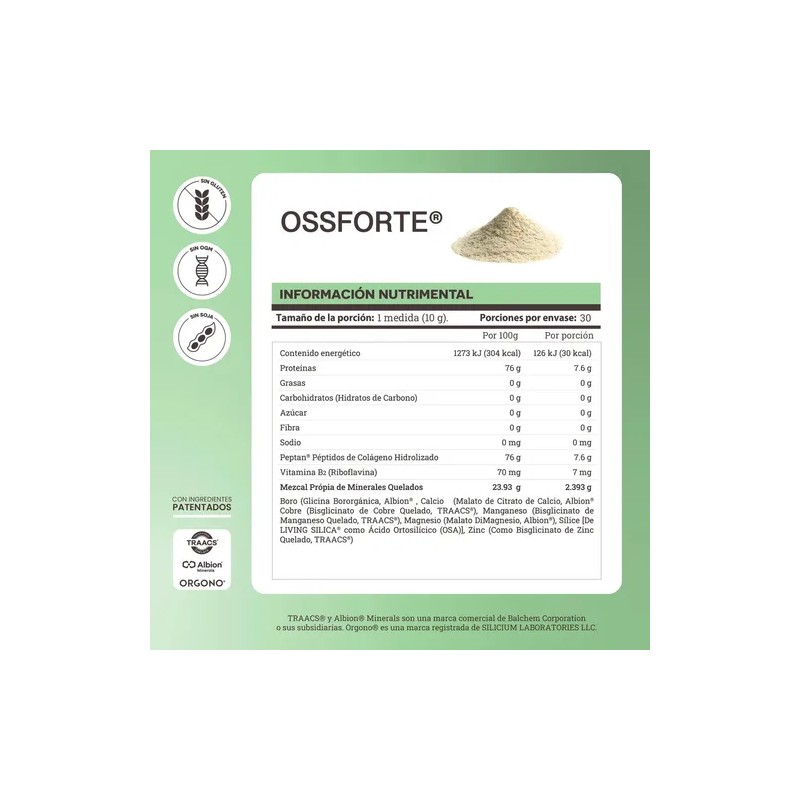 Suplemento Matter Colageno Ossforte - polvo