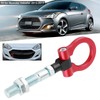 Heavy Duty Tow Hook Red Folding Ring Racing Car Refitting