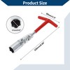 Hihaha T-Handle Spark Plug Socket Wrench Wrench Remover for Car