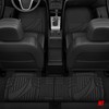 Motor Trend FlexTough Advanced Heavy Duty Black Rubber Car Floor