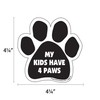Imagine this D1660 Car Decal (My Kids Have 4 Paws),