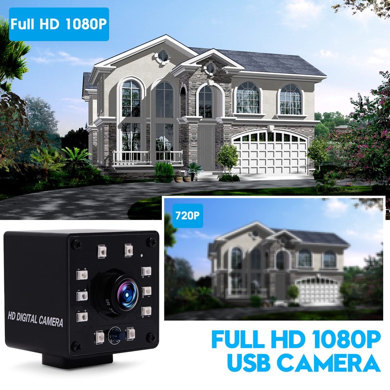 ELP 2MP WEB Camera USB 1080P Webcam HD Video 720p