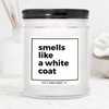 You Nique Designs Future Doctor Candle 9 oz - White