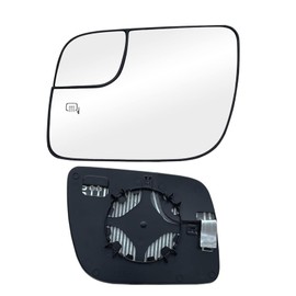 Leolarmen Driver Side Mirror Glass Compatible with 2011-2019 Ford Explorer Police Interceptor Utility, Left Convex Heated Mirror Replacement for BB5Z-17K707-AA