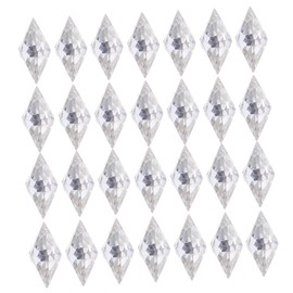 Gatuida 50pcs Mini Rhombic Nail Rhinestones: Flatback Zircon Stones Shiny Nail Art Charms Crystal Gems Decorations for DIY Manicure