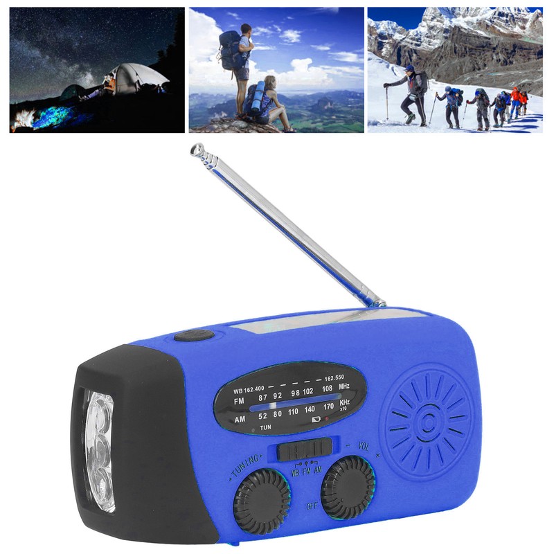 Hand Crank Solar Radio Multifunctional Emergency Radio LED Radio with