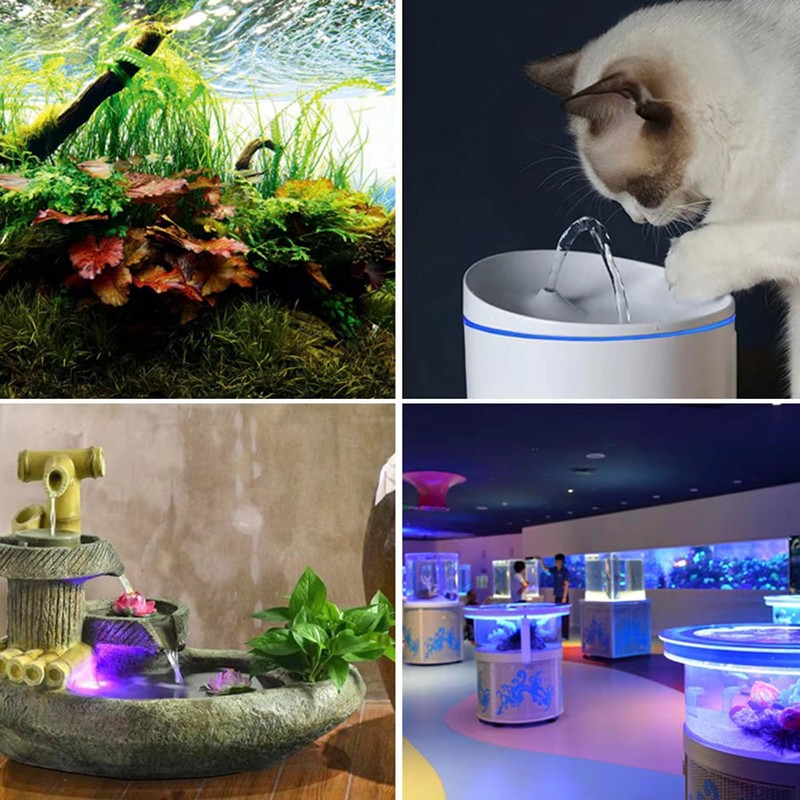 ABE 水中ポンプ 小型 USB給電 水槽用 静音 ミニ 排水ポンプ テラリウム アクアリウム