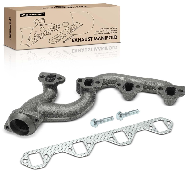 A-Premium V8 5.0L Exhaust Manifold Kit W/Gasket, Bolts Compatible with