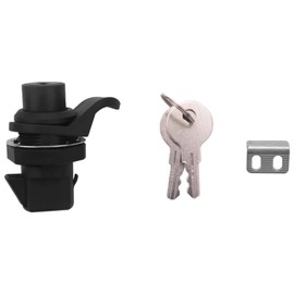 Krytavo 1 Verriegelungsset Ein-Knopf Verriegelung für Radio Box für Schiffsboote, Werkzeugkasten, elektronische Box, Schloss für Handschuhfach für Motorrad.