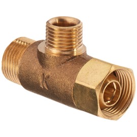 Plumb Pak PP2037LF Add-A-Tee, 3/8" x 3/8" x 1/4", Rough Brass