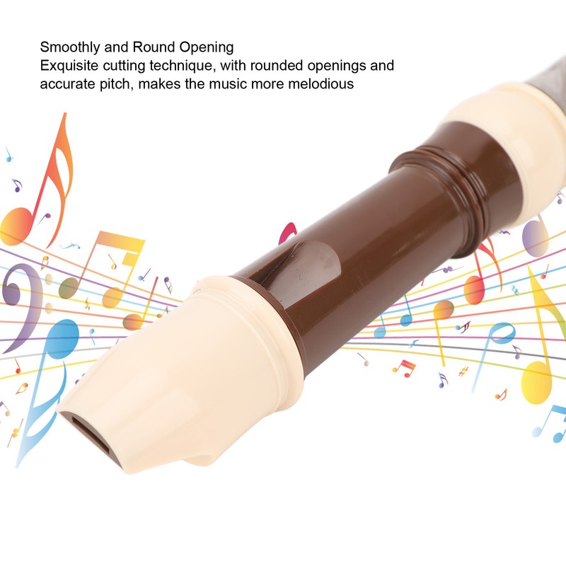 8 Hole Recorder Detachable Soprano Recorder Musical Instrument with Cleaning