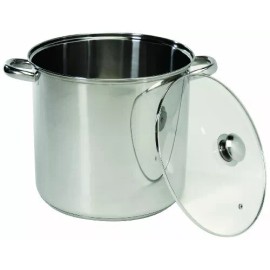 COOK PRO Brand New ExcelSteel Stainless Steel Stockpot Encapsulated Base, 20 qt w/ Lid