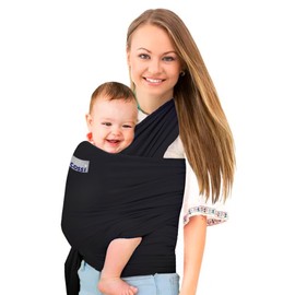 COSSI, Fular para Bebe, Algodon, Suave, Comodo, Resistente y Fresco, Fular Elastico para Bebe con Indicador del Centro del Fular Fular Ergonómico Rebozo para, Cargar Fular Hasta 15kg Hecho en Mexico