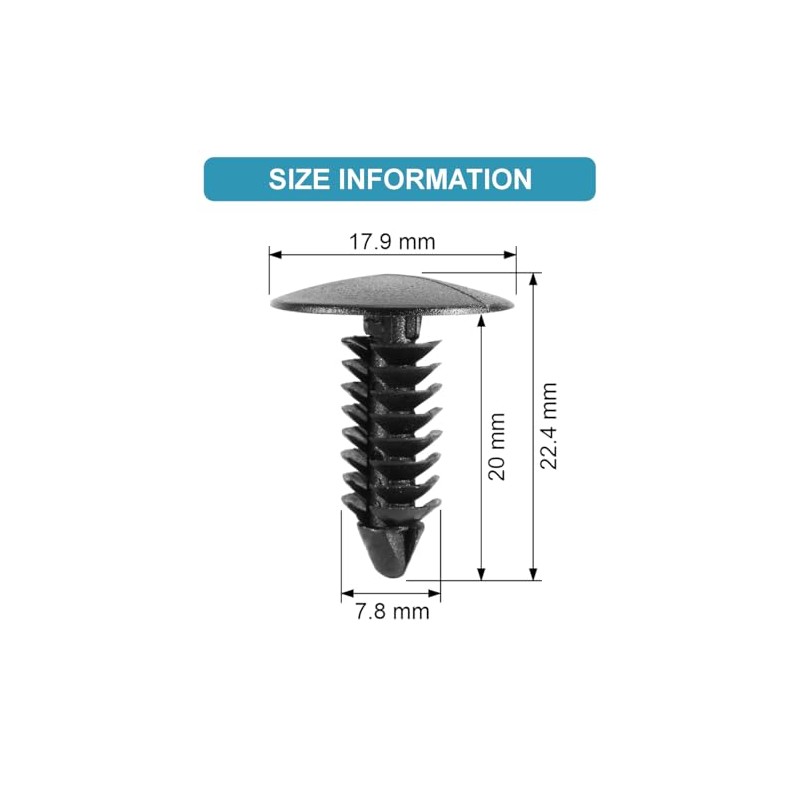 CARSO Replacement Push Pin Retainer Clips 6030441 Compatible with Chrysler;