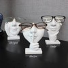 JewelryNanny Artsy Face Eyeglass Holder Stand - Sculpted Nose for