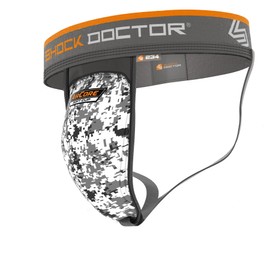 Shockdoctor,Men,Aircore, Soft Cup Supporter,White,X-Large